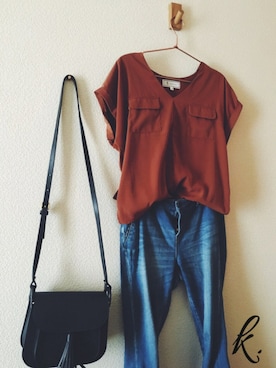 k.さん（レディース・157cm）の夏コーディネート