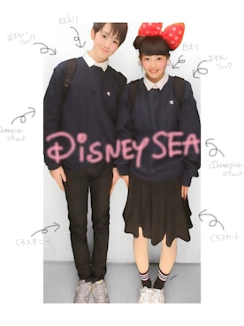 「カップルコーデ」｜akaaaaneさん（レディース・163cm）の夏コーディネート