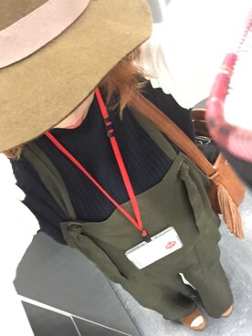 「WEGO（ウィゴー）のアイテム（ニット/セーター、その他）」を使った、お松さん（レディース・153cm）の秋コーディネート