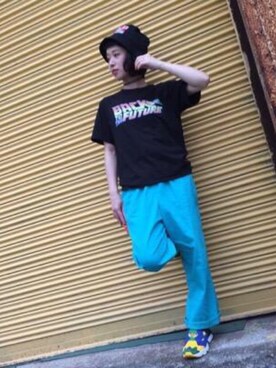 「Reebok（リーボック）のアイテム（スニーカー、その他）」を使った、お松さん（レディース・153cm）の秋コーディネート