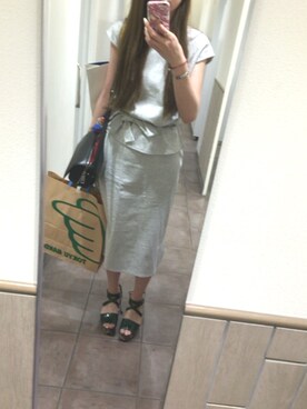 ふくみさん（レディース・172cm）の春コーディネート