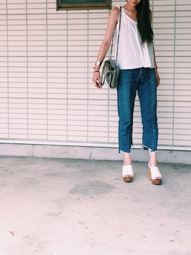 ふくみさん（レディース・172cm）の夏コーディネート
