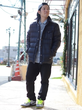 かずきさん（メンズ・160cm）の冬コーディネート