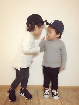 ayatakeさん（キッズ・90cm）の冬コーディネート