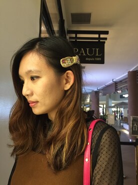 「00（ゼロゼロ）のアイテム」を使った、哲さん（レディース・158cm）の春コーディネート