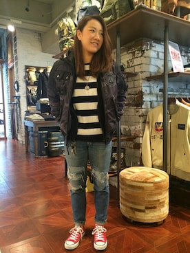 AIKAさん（レディース・158cm）の冬コーディネート