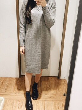 妏倢さん（レディース・161cm）の冬コーディネート