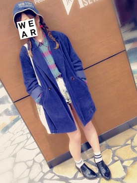 「アイテム（ブーティ）」を使った、ゆるさん（レディース・156cm・10代）の秋コーディネート