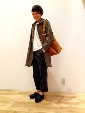 「アイテム（その他シューズ）」を使った、うまもちさん（レディース・162cm）の秋コーディネート