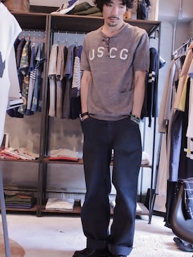 「RED WING SHOES（レッドウィング）のアイテム（ブーツ）」を使った、HIDEOUTさん（メンズ・175cm）の春コーディネート