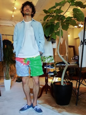 「Avoid（アヴォイド）のアイテム」を使った、HIDEOUTさん（メンズ・175cm）の春コーディネート