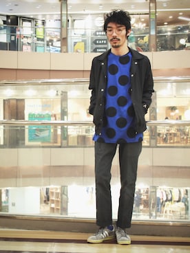 「FELCO（フェルコ）のアイテム（ナイロンジャケット）」を使った、HIDEOUTさん（メンズ・175cm）の春コーディネート