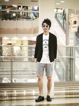 「アイテム（テーラードジャケット）」を使った、HIDEOUTさん（メンズ・175cm・30代）の春コーディネート