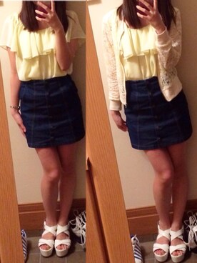 あやみん。さん（レディース・160cm）の夏コーディネート