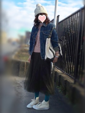 ぺこりんごさん（レディース・167cm）の冬コーディネート