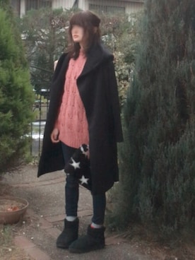 ぺこりんごさん（レディース・167cm）の冬コーディネート