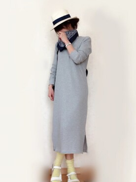 「BLONDOLL 17℃（ブロンドール17℃）のアイテム」を使った、ぺこりんごさん（レディース・167cm）の冬コーディネート