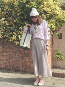 ぺこりんごさん（レディース・167cm）の春コーディネート