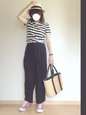 ぺこりんごさん(レディース・167cm)の夏コーディネート