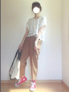 ぺこりんごさん（レディース・167cm）の夏コーディネート