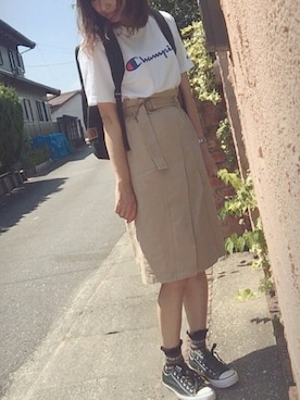 ぺこりんごさん（レディース・167cm）の夏コーディネート