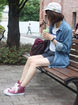 ぺこりんごさん（レディース・167cm）の夏コーディネート