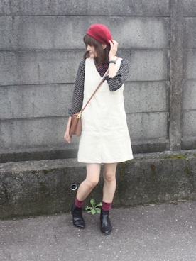 ぺこりんごさん（レディース・167cm）の秋コーディネート