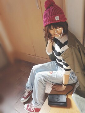 ぺこりんごさん（レディース・167cm）の秋コーディネート