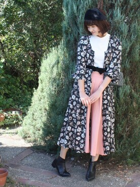 ぺこりんごさん（レディース・167cm）の秋コーディネート