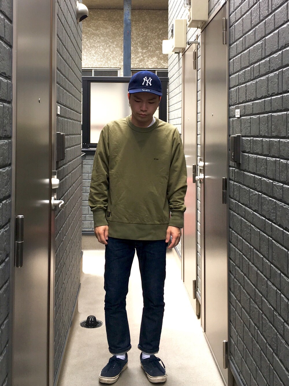 WTAPS オリーブグリーン トレーナー WTAPS ダブルタップス 23AW CBW/LS/COTTON.TWILL 232BRDT-SHM01