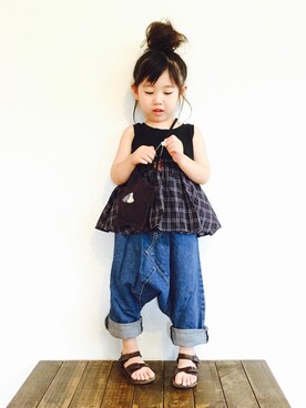CHIIIICOさん(キッズ・100cm)の夏コーディネート