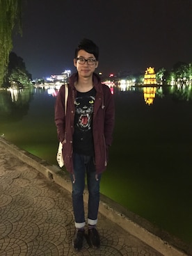 「アイテム（その他アウター）」を使った、Nick さん（メンズ・178cm・20代）の冬コーディネート