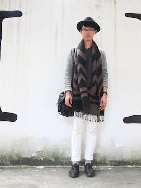 「hangout」｜Nick さん（メンズ・178cm）の冬コーディネート