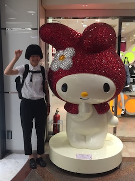 「Manhattan Portage」｜「アイテム（シャツ/ブラウス）」を使った、miharu さん（レディース・165cm）の夏コーディネート