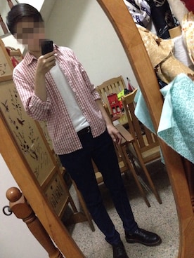 「ESPRIT（エスプリ）のアイテム（トップス）」を使った、Patrick Liさん（メンズ・161cm）の夏コーディネート