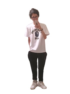 「A.P.C.（アーペーセー）のアイテム（スラックス）」を使った、KOUJIさん（メンズ・180cm）の夏コーディネート