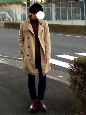 「BEAMS BOY（ビームスボーイ）のアイテム（腕時計）」を使った、zawaさん（メンズ・169cm）の冬コーディネート
