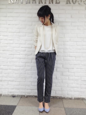 「KATHARINE ROSS（キャサリンロス）のアイテム（パンプス）」を使った、yuricoさん（レディース・161cm）の冬コーディネート