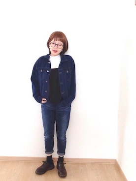 「LUCA/LADY LUCK LUCA（ルカ/レディラックルカ）のアイテム（キャミソール）」を使った、uaさん（レディース・158cm）の冬コーディネート