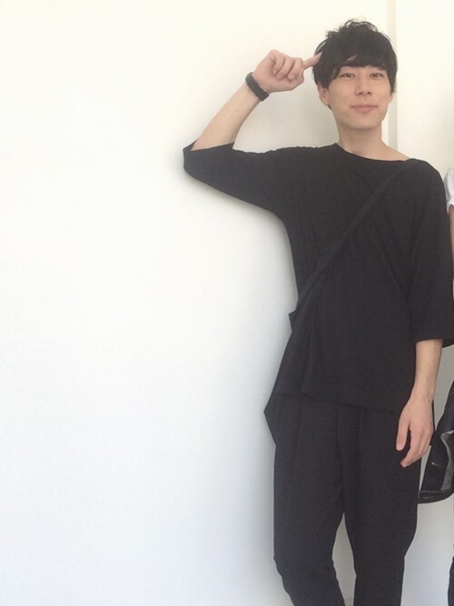 shutaro takamatsu｜ユニクロのTシャツ（長袖・七分袖）を使ったコーディネート - WEAR