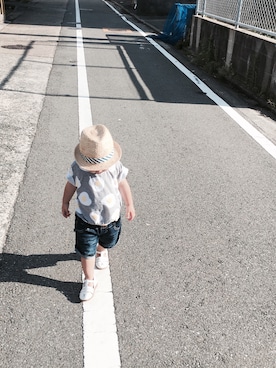 「RUGGEDWORKS」｜「アイテム（帽子）」を使った、Ｋさん（キッズ・90cm）の夏コーディネート