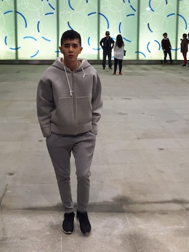 「NIKE(ナイキ)のアイテム(カバーオール)」を使った、Bob Suさん(メンズ・171cm)の秋コーディネート