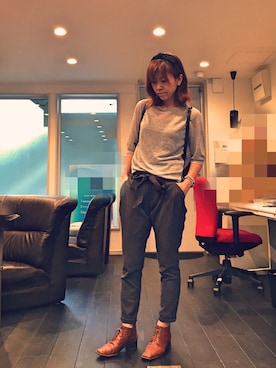 「SPB（エスピービー）のアイテム」を使った、I TSU KOさん（レディース・161cm）の秋コーディネート