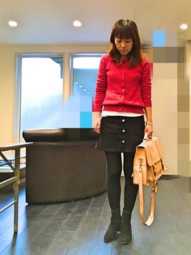 「BREE（ブリー）のアイテム」を使った、I TSU KOさん（レディース・161cm）の冬コーディネート