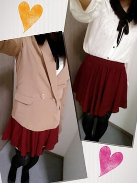 「キュロット」｜「アイテム（ブラウン系）」を使った、かなさん（レディース・157cm）の春コーディネート
