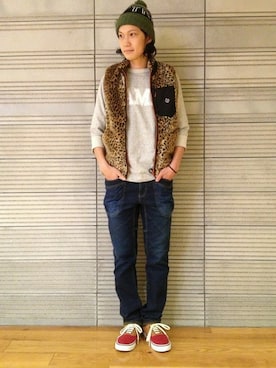 KENJI KUBOTAさん（メンズ・176cm）の秋コーディネート