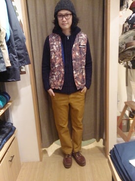 KENJI KUBOTAさん（メンズ・176cm）の冬コーディネート