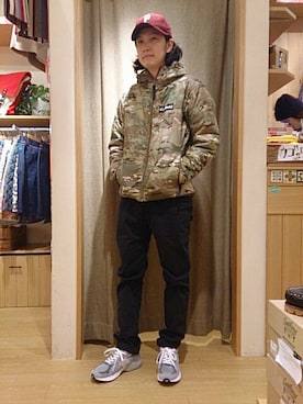 KENJI KUBOTAさん（メンズ・176cm）の冬コーディネート