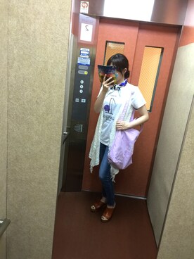 ♡tomo♡さんの「スキニーデニムパンツ」を使ったコーディネート