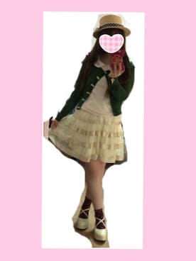 「Metamorphose（メタモルフォーゼ）のアイテム（帽子）」を使った、BERIさん（レディース・153cm）の春コーディネート